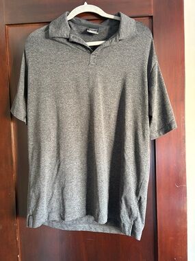 Nike Men's Dark Gray Heather Polo